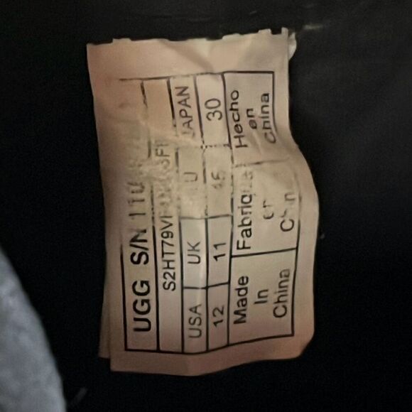 UGG Union Chukka Black EUC Men’s 12 - Picture 6 of 8